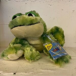 NWT Webkins Tie Dye Green Frog Plush Toy